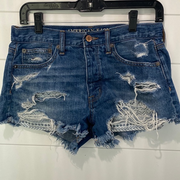 Vintage hi rise festival shorts - Picture 1 of 4